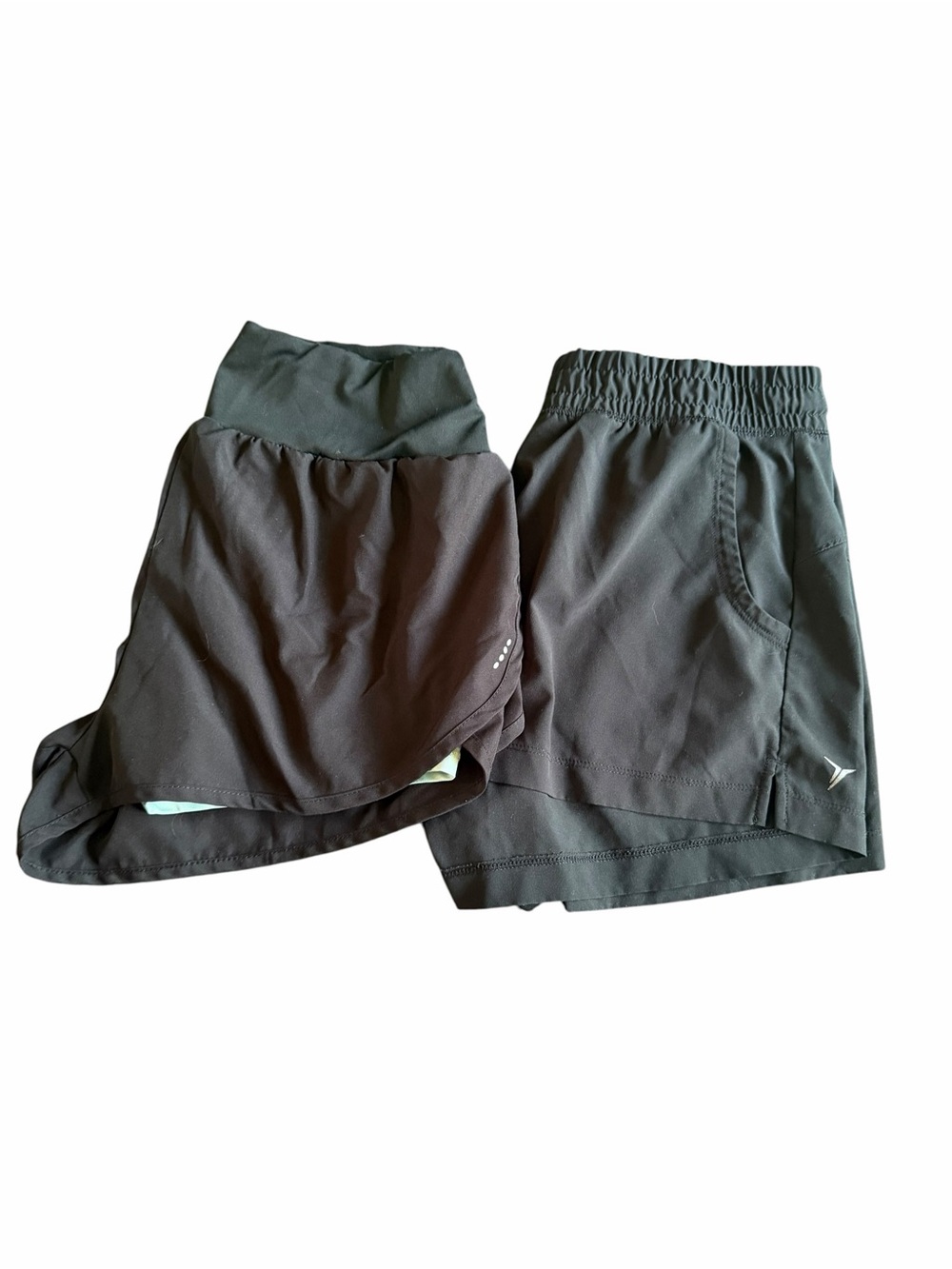 🌟Old Navy & SHEIN Black Athletic Shorts Set of Two